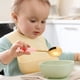 thumbnail image 4 of Juego de tenedor y cuchara de acero inoxidable con mango de silicona - Diseño adorable de cerdo para niños, utensilios de 6,8" para niños pequeños, 4 of 4