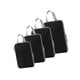 thumbnail image 5 of Bolsas de almacenamiento de compresión, organizadores de embalaje de equipaje, bolsas de cubos de embalaje de compresión de viaje para vacaciones al Negro, 5 of 8