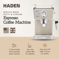 thumbnail image 2 of Haden Machine à Café Expresso Barista Brew avec Fonction Frottement, Pâte à Modeler et Cuivre, 2 of 9