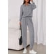 thumbnail image 4 of Conjunto Deportivo PRETTYGARDEN Mujer 2 Piezas Gris Talle S, 4 of 8