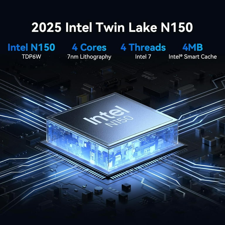 Blackview MP60 Mini PC, Intel N95, 16GB RAM, 512GB SSD, Gaming, 4K