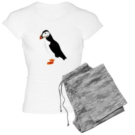 

CafePress - Pretty Puffin - Women s Light Pajamas