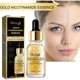 thumbnail image 5 of Suero facial de oro de 24 quilates, hidratante iluminador y antiedad con vitamina C, aceite hialurónico y de argán para manchas oscuras y líneas de expresión, potenciador de la piel coreano (30 ml), 5 of 5
