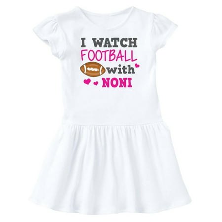 

Inktastic I Watch Football with My Noni Gift Baby Girl Dress