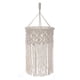 thumbnail image 3 of Pantalla de lámpara colgante de macramé, pantalla de luz tejida a mano, decoración, pantalla bohemia para dormitorio, habitación, casa de té, cocina, Estilo A Yinane Pantalla de lámpara de macramé, 3 of 8