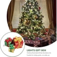 thumbnail image 3 of Cajas de Regalo Navideñas con Luces LED - Decoración Festiva para Interiores y Exteriores, Ideal para Árboles, Ventanas y Paredes, Regalo Único para Familiares y Amigos, Estilo Plata con Diseño de, 3 of 6