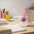 thumbnail image 5 of WKSCLPAI Clip Fan Transparent High Power Mini Pendant Handheld Desktop Outdoor USB Rechargeable High Airflow White Pink, 5 of 8