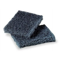 1PACK 3M 50048011082924 Scouring Pad, Blue, 5" L, 3-1/2" W, PK40