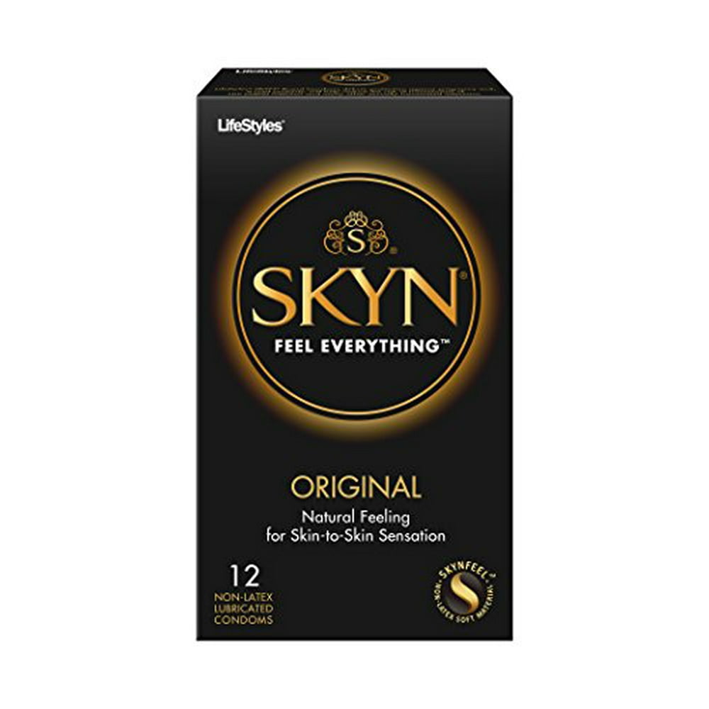 LifeStyles SKYN Condoms Lubricated NonLatex, 12 ea