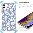 thumbnail image 4 of Melted Face Blue Case Compatible with iPhone 11,Unique Art Design TPU Bumper Cover Case, 4 of 6