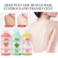 thumbnail image 3 of 100ml Body Skin Scrub with Aloes/Peach/Camellias, Dry Skin Repairing Deep Cleaning Scrub, Body Care Supplies, 3 of 5