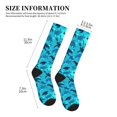 thumbnail image 2 of Lsque World Turtle Day Pattern Sport Compression Socks for Men & Women 15-20 mmHg Knee High Nurse Pregnant Running Medical and Travel Athletic, 2 of 6