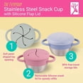 thumbnail image 2 of Vasos para snacks Elk and Friends de acero inoxidable, 2 x 355 ml, a prueba de derrames, 2 of 7