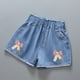 thumbnail image 3 of Odeerbi 3-10 Años Niñas Verano Pantalones Cortos Vaqueros Lazo Casual Sports Shorts Con Bolsillos, 3 of 3