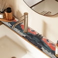 thumbnail image 2 of Yayeee Faucet Mat for Kitchen Sink 14.7" Diatomite Long Splash Guard Pad, Mountains at Dawn, 2 of 7