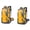 Yellow, variant on OUCLEYE 40L/60L Hiking Backpack, Waterproof Large Capacity Travel Camping Backpack with Breathable Air System, Multi-compartment Outdoor Backpack for Men Women Trekking Climbing