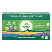 Organic India Tulsi Green Tea Assorted 25 tea bags
