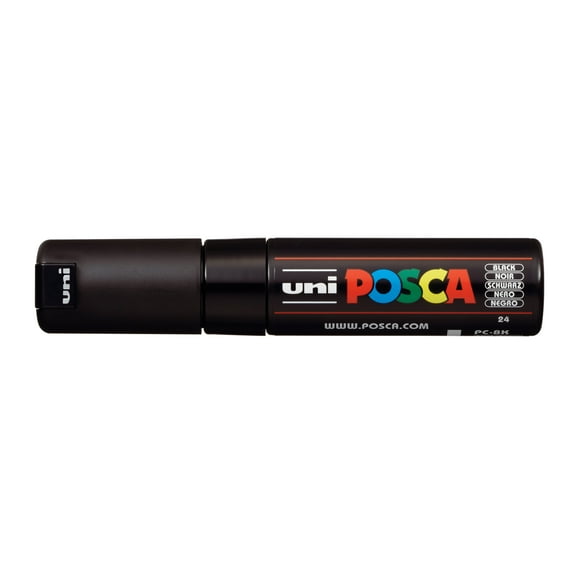 POSCA Paint Marker, PC-8K Broad Chisel, Black