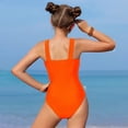 thumbnail image 2 of Girls Swimsuits Cut Out 1-Piece Bathing Suits Quick Dry Summer Swimwear with Solid Color Swimming Suit for Girls 10-11 Years, 2 of 6