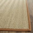 thumbnail image 2 of Safavieh Natural Fiber Maisy Border Area Rug, Natural / Grey, 8' X 10', 2 of 3