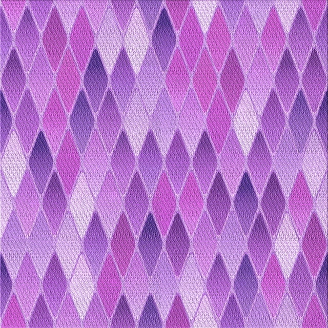 Ahgly Company Machine Washable Indoor Square Transitional Violet Purple Area Rugs, 5' Square