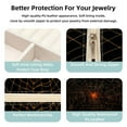 thumbnail image 3 of Halloween Spider Web Travel Portable Square Jewelry Box Earring Necklace Bracelet Holder Display Case Organizer Box, Decorative Jewelry Stand Storage Box, 3 of 6