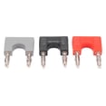 thumbnail image 1 of Banana Plug, Copper Double Row Plug Red Black Gray  for Electrical, 1 of 8