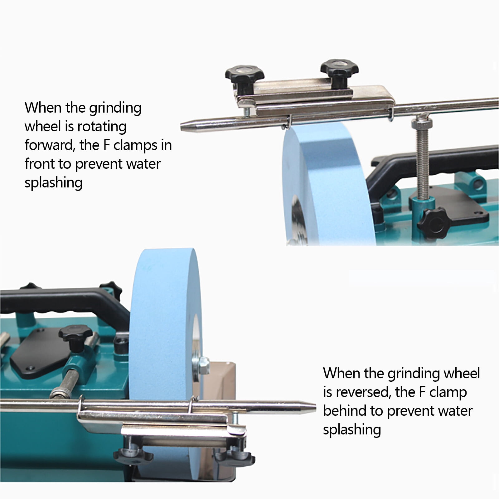 Electric Knife Sharpener Water-Cooled Grinder Bench Wet Stone Grinding Machine 110V 60Hz 240W 12.44*9.45*18.31in for Wood Turners, Wood Workers and Knife Makers