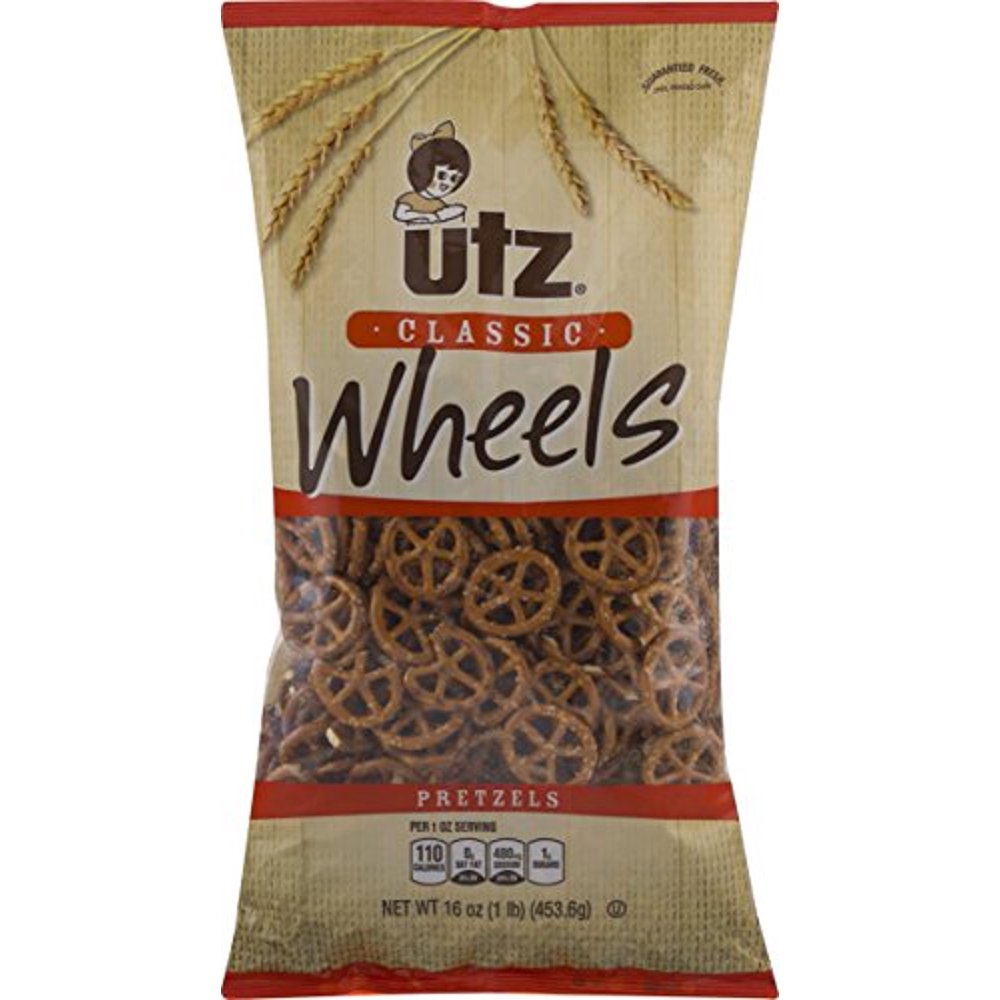 Utz Classic Wheels Pretzels 16 oz. Bag (3 Bags)