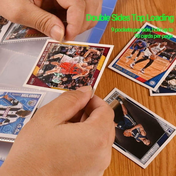 Album De Cartes à Collectionner 900 Pochettes - Classeur Avec 50 Pages - Protection Étanche - Cartes Sport Et Jeux