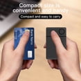 thumbnail image 2 of Graflsoa Slim Card-Style Bluetooth Tracker for iOS Devices - iCard01 with Built-in Battery, Black, 40m Range, 75dB Sound Alert, 2-Year Battery Life, 2 of 6