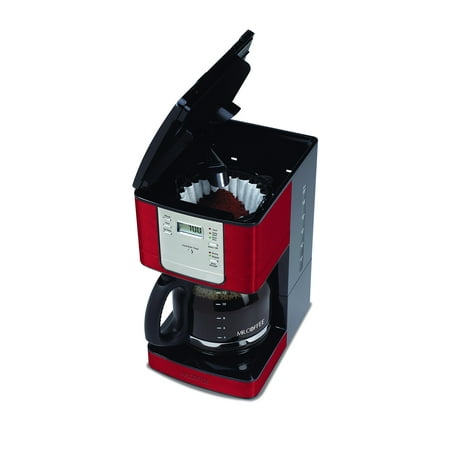 Mr. Coffee Jwx Series 12-cup Programmable Coffeemaker, Red Stainless Steel - Programmable - 12 ...