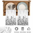 thumbnail image 5 of Spring Gray Eucalyptus Kitchen Towels Set of 4, Summer Botanical Leaf Country Absorbent Dish Towels for Kitchen, Microfiber Hand Towel, Quick Drying Tea Towel for Cleaning Decorative Dishcloths, 5 of 7