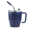 thumbnail image 3 of Paquete con 20 piezas de Taza acero inoxidable tapa push con popote azul 12 x 6.5, 3 of 7