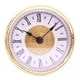 thumbnail image 1 of 2x Reloj de de 3,15 pulgadas (80 mm) con números , movimiento de (borde dorado), 1 of 9