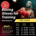 thumbnail image 3 of Kruzak Plain Boxing Gloves for Training, Sparring, Kickboxing, Muay Thai and Fighting (Red, 10 oz), 3 of 5