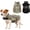 Green & Pocket, variant on Reflective Small Dog Harness Vest Removable Spikes Anti Predator Protection Breathable