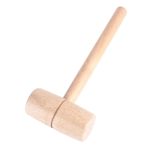 Mazo De Madera, Mazo De Madera Para Carpintería, Madera De Haya Maciza Protectora Para Bricolaje Para Entusiastas