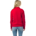 thumbnail image 7 of MixMatchy Women's Solid Cozy Half Zip-Up Pullover Sweater Top, 7 of 7