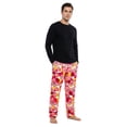 thumbnail image 4 of Nintendo Kirby Video Game Men's Allover Character Pattern Adult Lounge Sleep Pajama Pants, 4 of 5