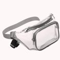 thumbnail image 4 of Riñonera Impermeable Transparente A La Moda Para Viajes Deportivos, Miniriñoneras (Gris) Para estrenar, 4 of 5