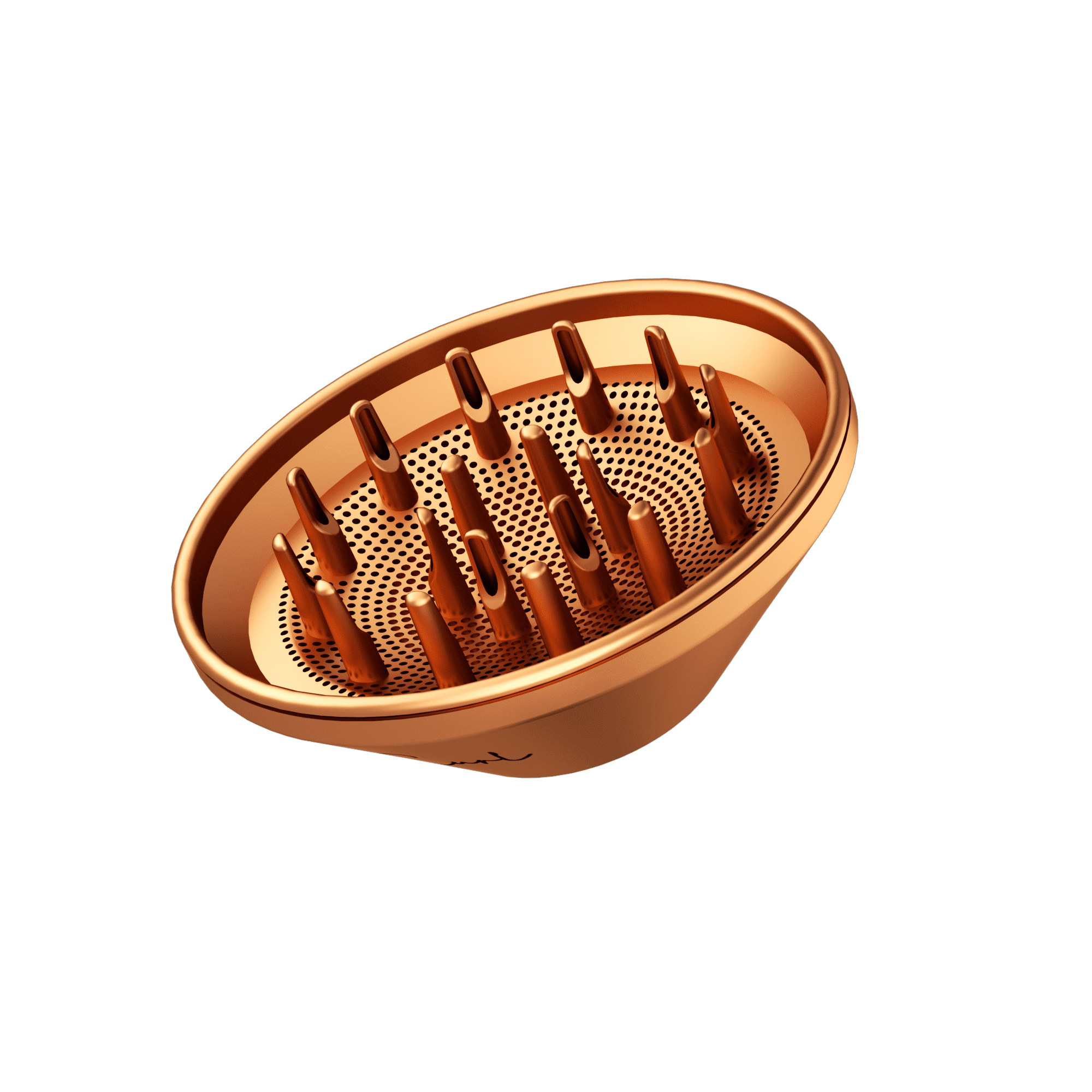 Curly Hair Diffuser Attachment by Supreme Trimmer | Adaptable for Blow Dryer SHD347 for Curly, Wavy & Natural Looking Hair | HDi300 Copper