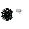 thumbnail image 1 of Reloj de pared,Reloj de pared silencioso y decorativo que no hace tictac,Reloj moderno de 12 pulgadas para pared de casa o oficina,sencillo.,Cesta de almacenamiento colgante,Cesta de, 1 of 8