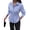 Striped Light Blue, variant on PRETTYGARDEN Women's Peplum Button Down Work Shirts Cotton Long Sleeve, Collared Business Casual Tops, Elastic Waist, Fall Blouses Dressy, Teacher Clothes for Office, Going Out