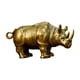 thumbnail image 4 of Estatua hecha a mano, colección de esculturas de animales, artesanías de escultura artística, figuritas de animales para decoración de escritorio L Soledad Estatua de rinoceronte, 4 of 10