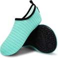 thumbnail image 5 of Luniquz Water Shoes for Women Men Quick-Dry Aqua Socks Swim Beach Barefoot Yoga Exercise Wear Sport Accessories Pool Camping Must Haves Adult Youth Size-Green, 5 of 6