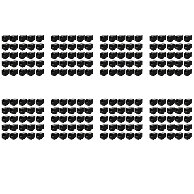 200 Pcs Rj45 Coupleur Cat6 Jacks Coupleur en Ligne Femelle à Femelle Insert Coupleur