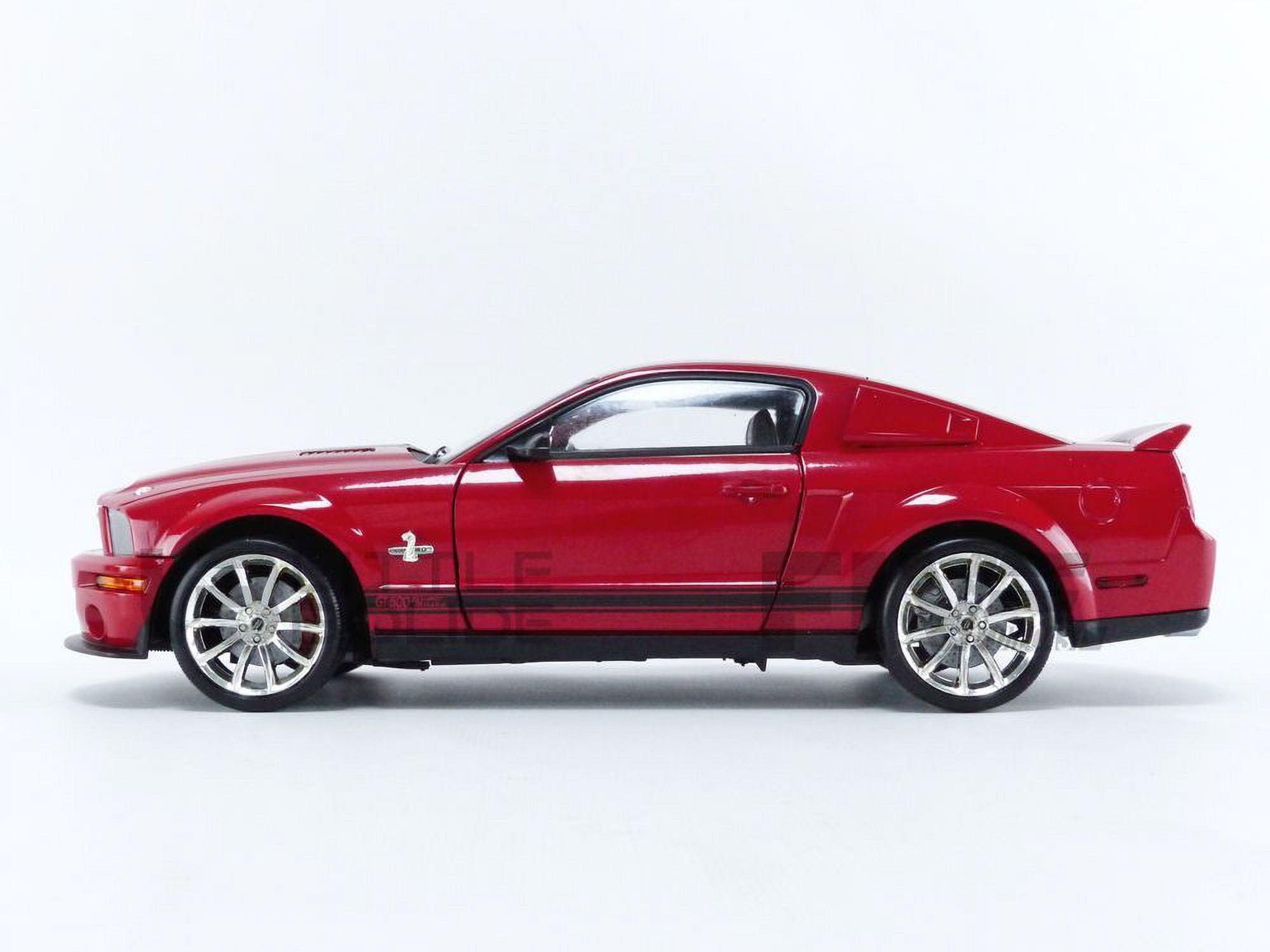 2008 FORD SHELBY MUSTANG GT500KR BLACK 1/18 DIECAST SHELBY
