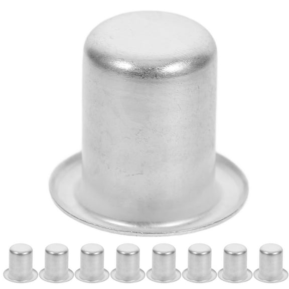 unbranded 24pcs Reusable Metal Candle Cups Candle Holder Inserts For Diy Candle Making And Tea Light Candle Holders Metal Tea Light Candle Holders