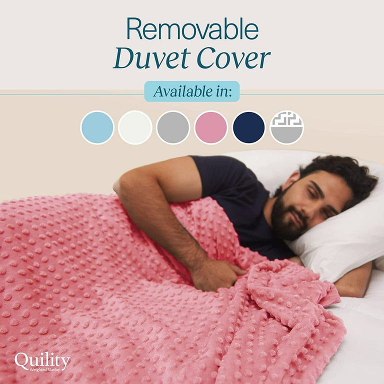 Quility Weighted Blanket for Adults 15 LB King Size 86 x92